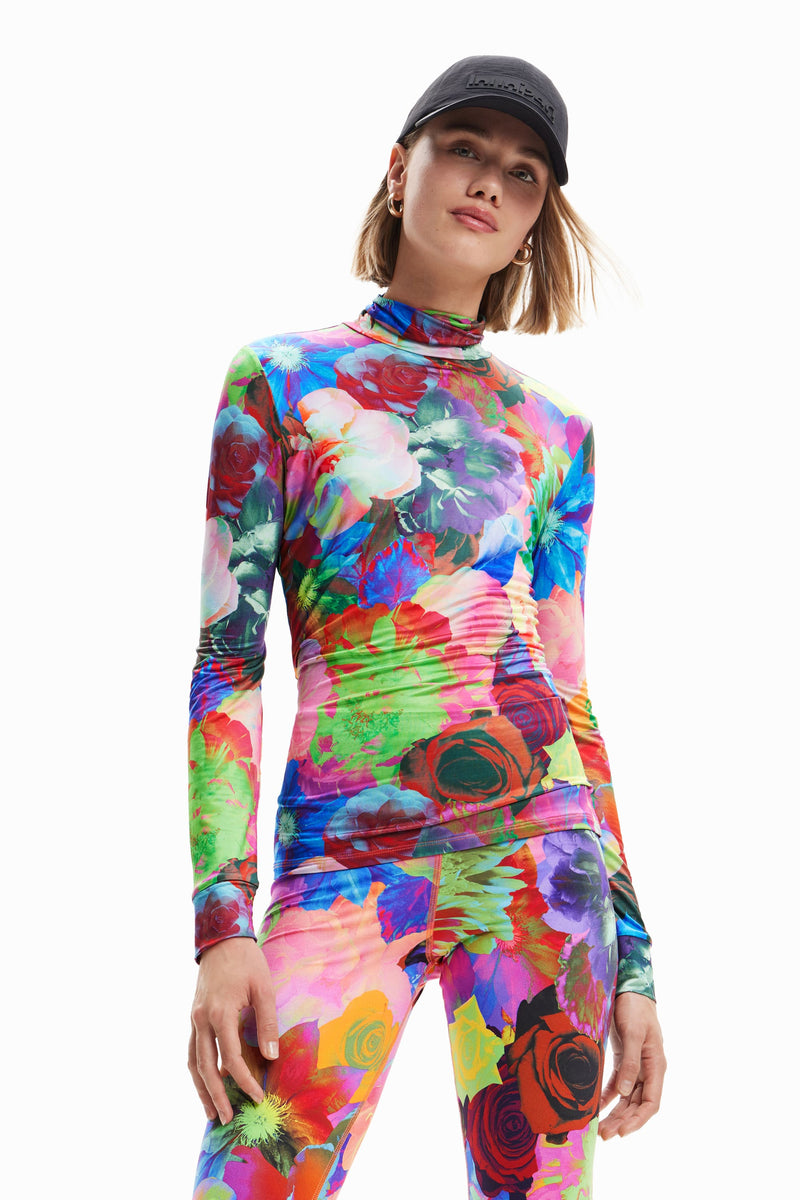 Desigual Cami Volantes Hindi T-Shirt Donna