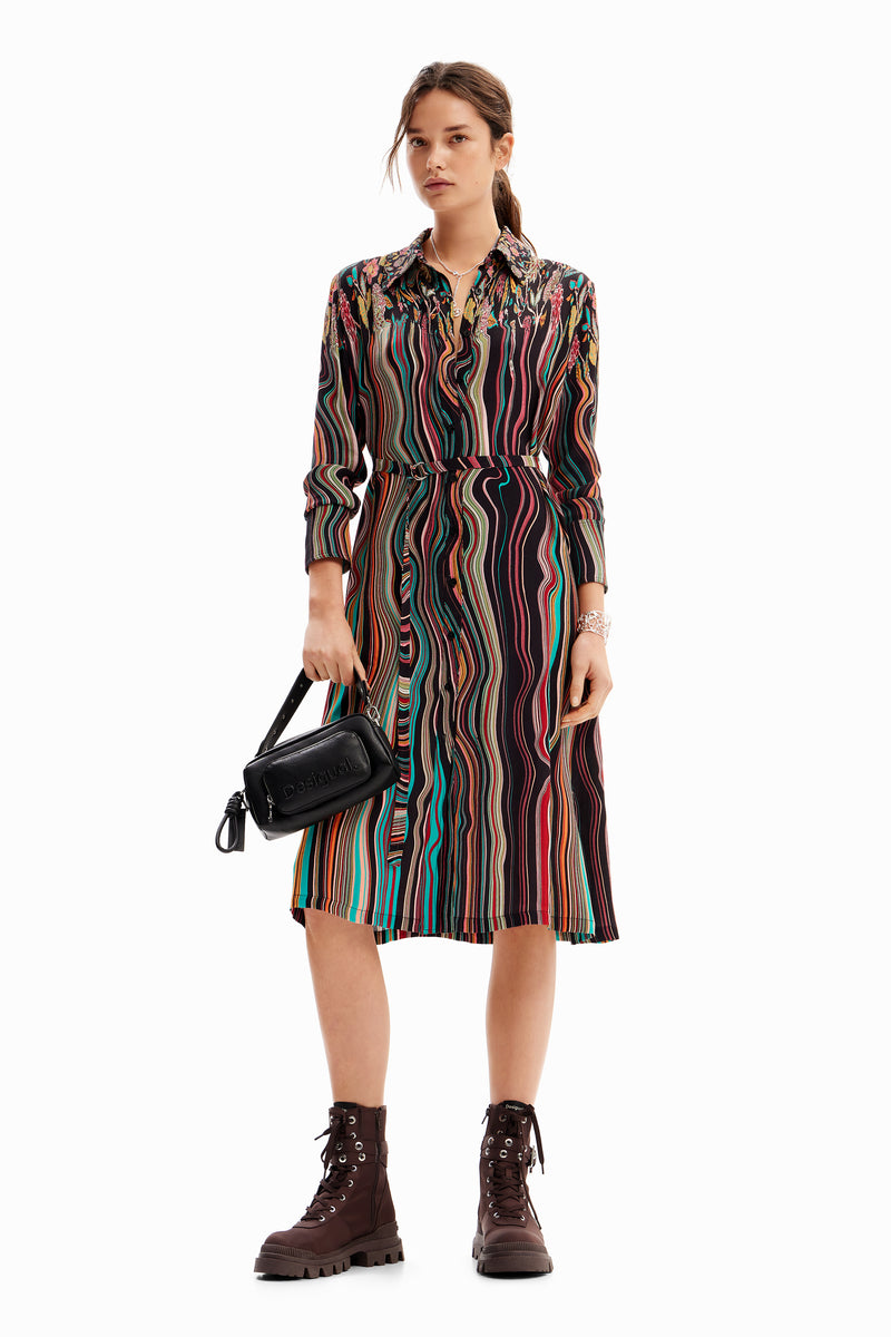 Allegra Multicoloured Gypsy Blouse Desigual Style 18SWBW74 main image 1