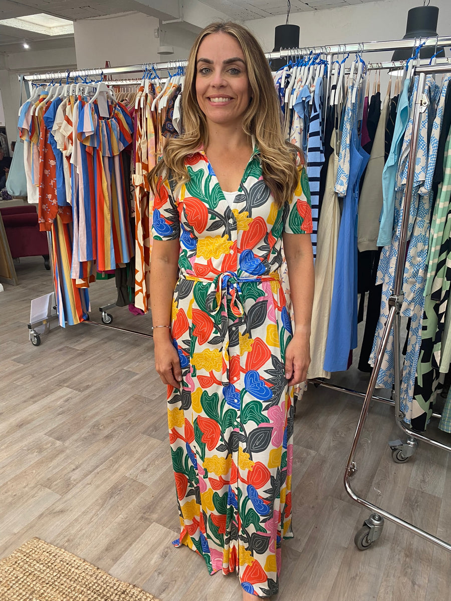 Compania Fantastica Palm & Mermaid Maxi Dress main image 0