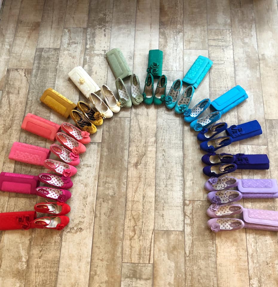 A rainbow of Ruby Shoo colours here at Belle Divino