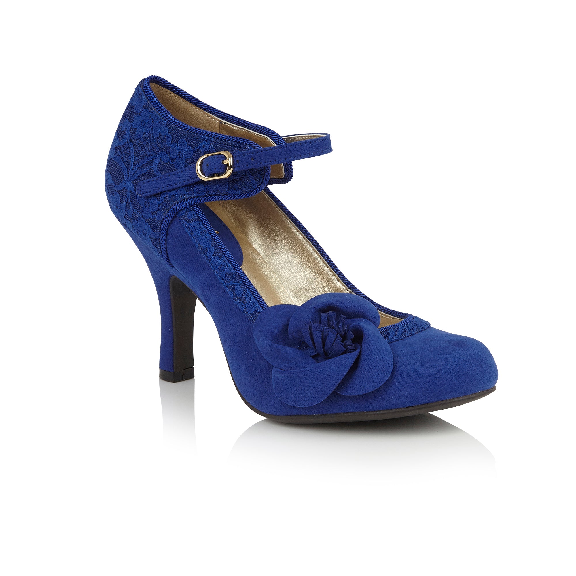 Denim pumps met hak van Vizzano | Spijkerstof pumps Denim pumps met hak van Vizzano | Spijkerstof pumps