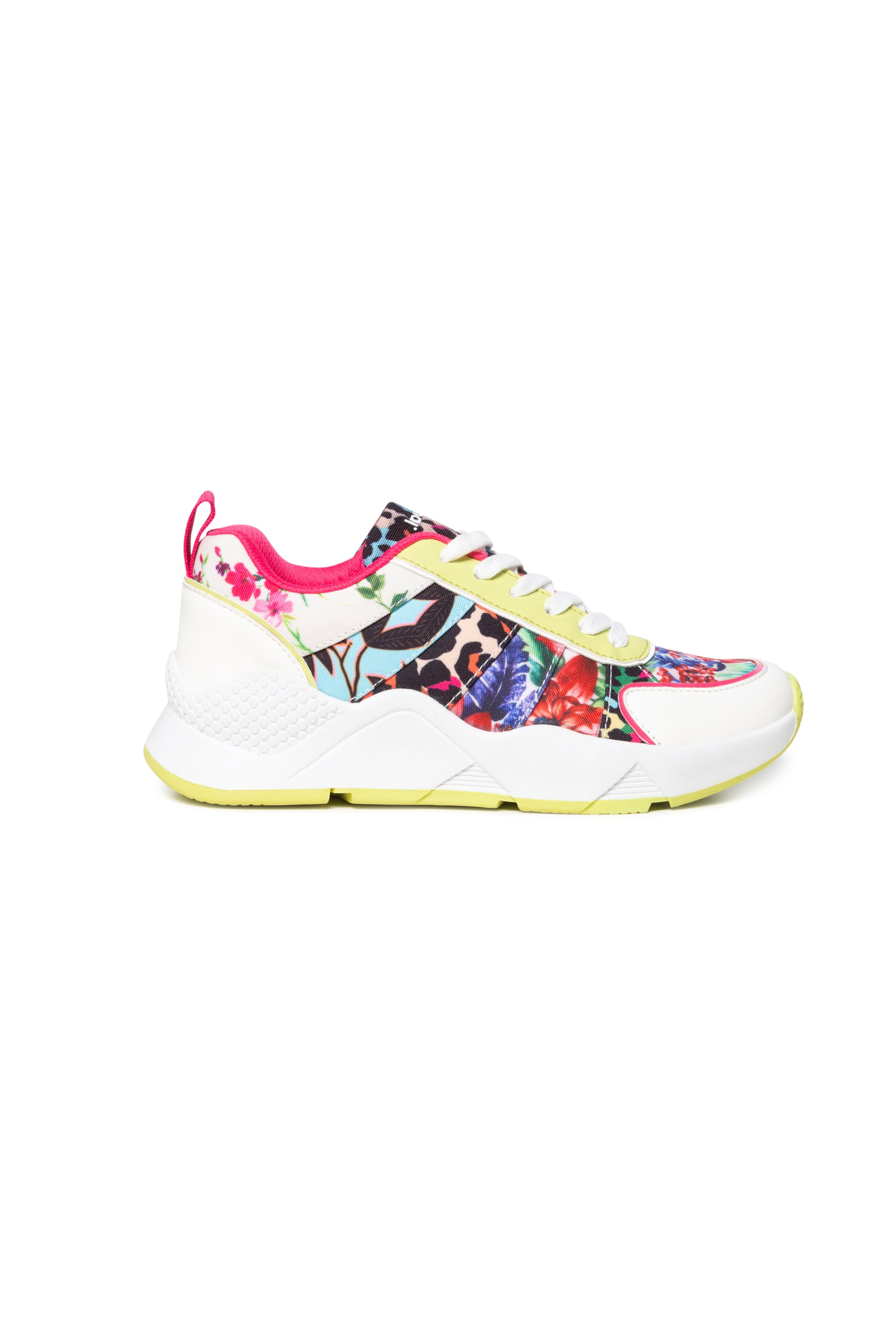 Hydra Leopard Sneakers Pumps with Neon Bright Print Desigual Style 20S ...