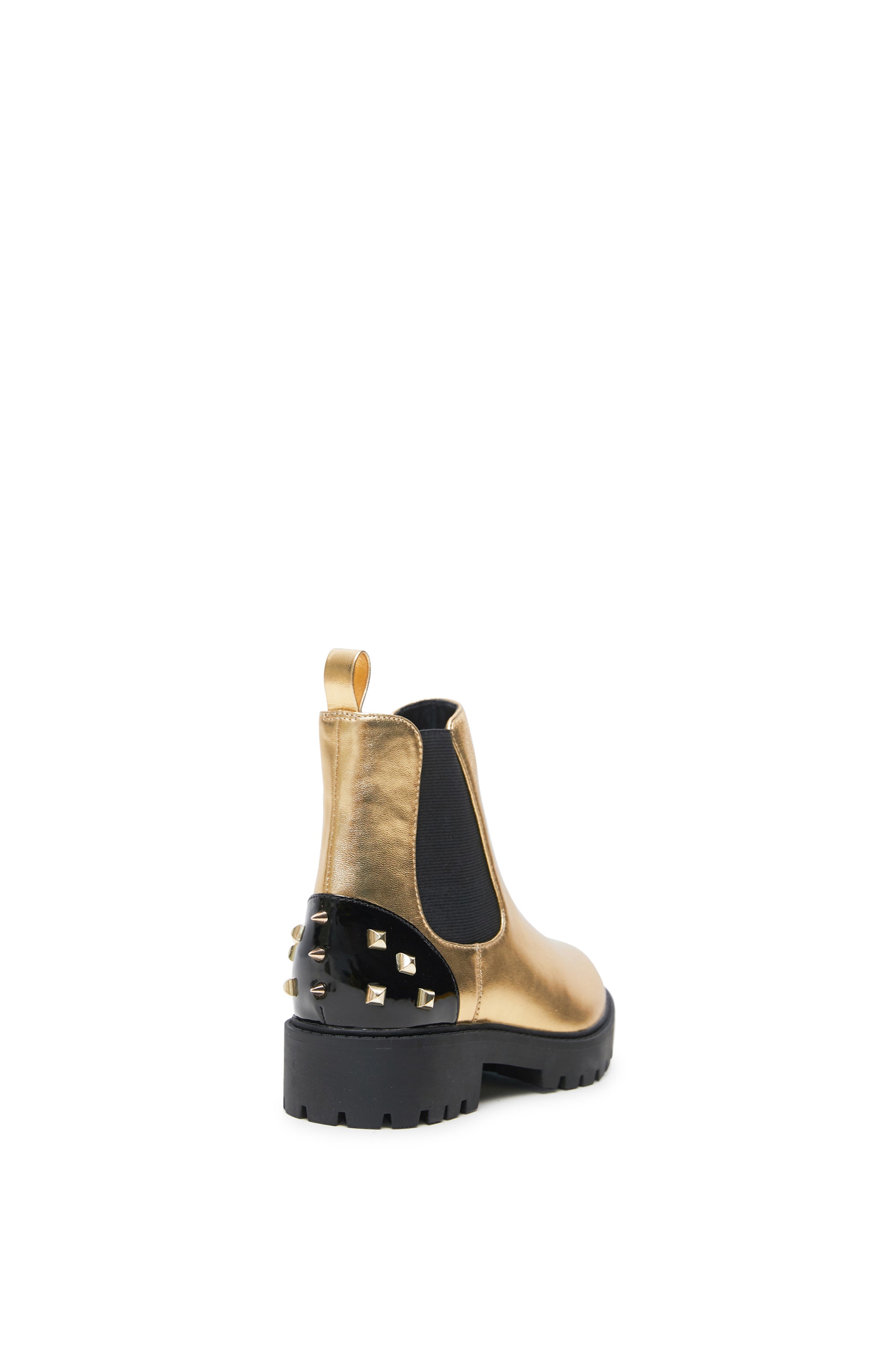 Gold studded chelsea boots outlet