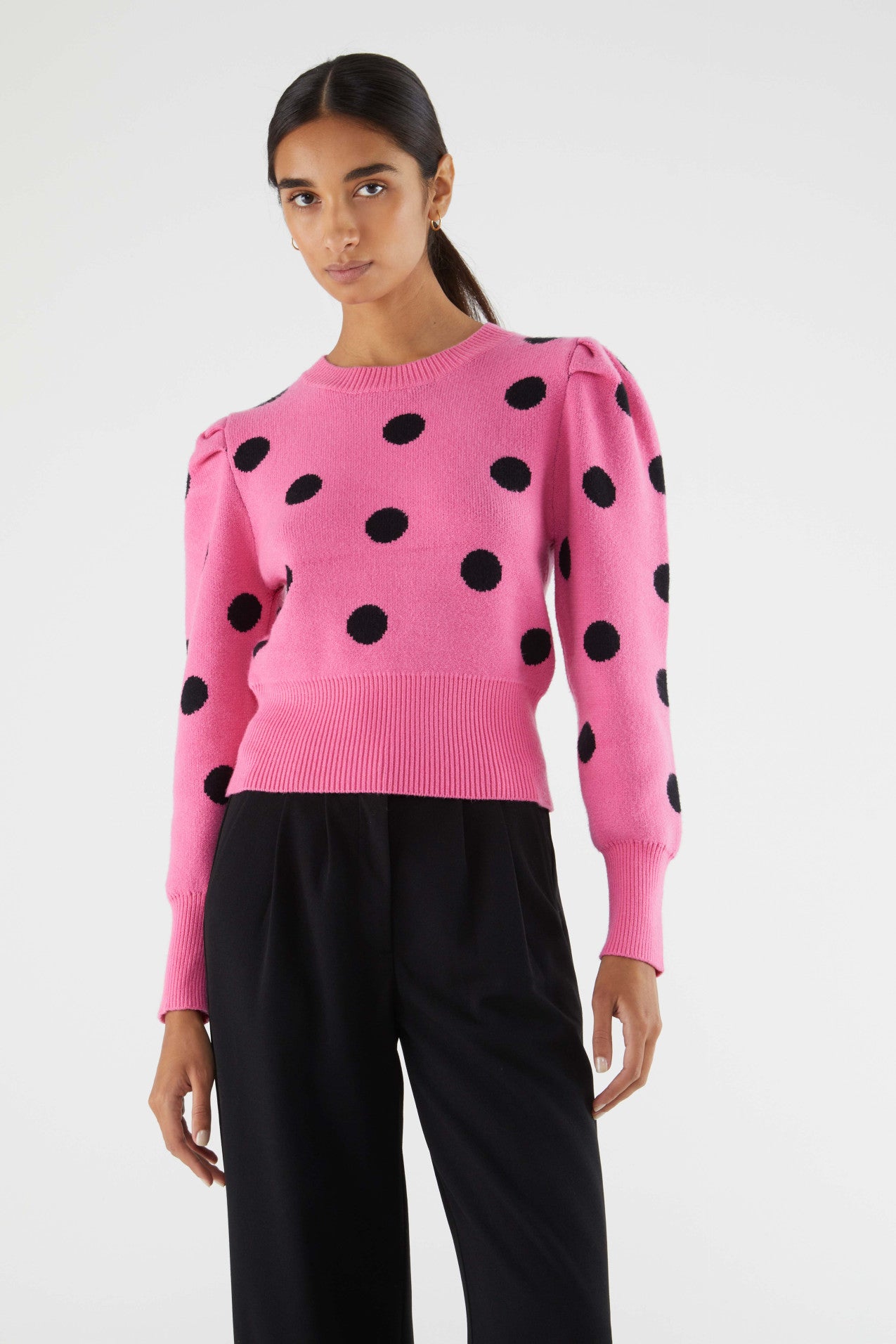Compania Fantastica Pink Polka Dot Short jersey – Belle Divino