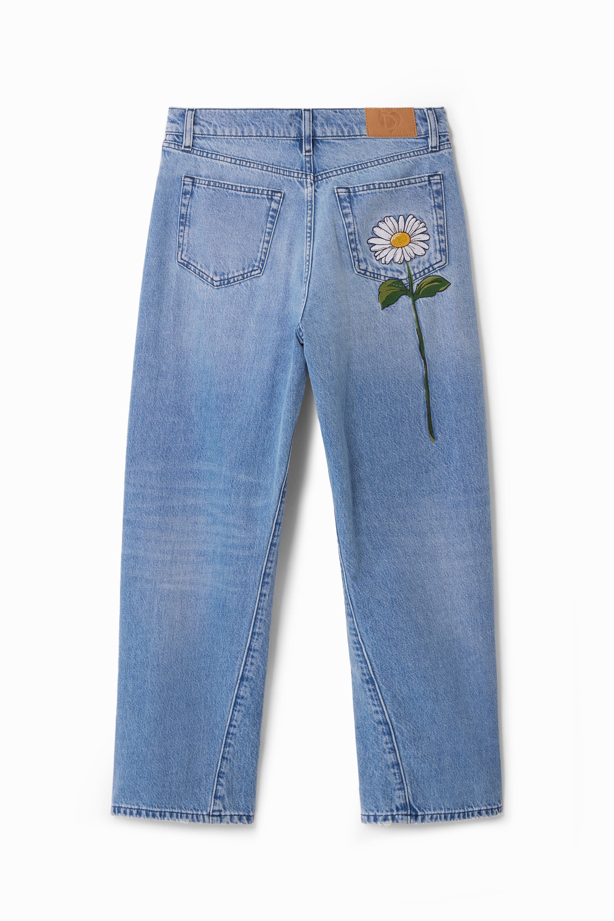 Desigual Abbigliamento Donna Jeans denim Azzurro 42 5 Tasche Desigual Abbigliamento Donna Jeans denim Azzurro 42 5 Tasche