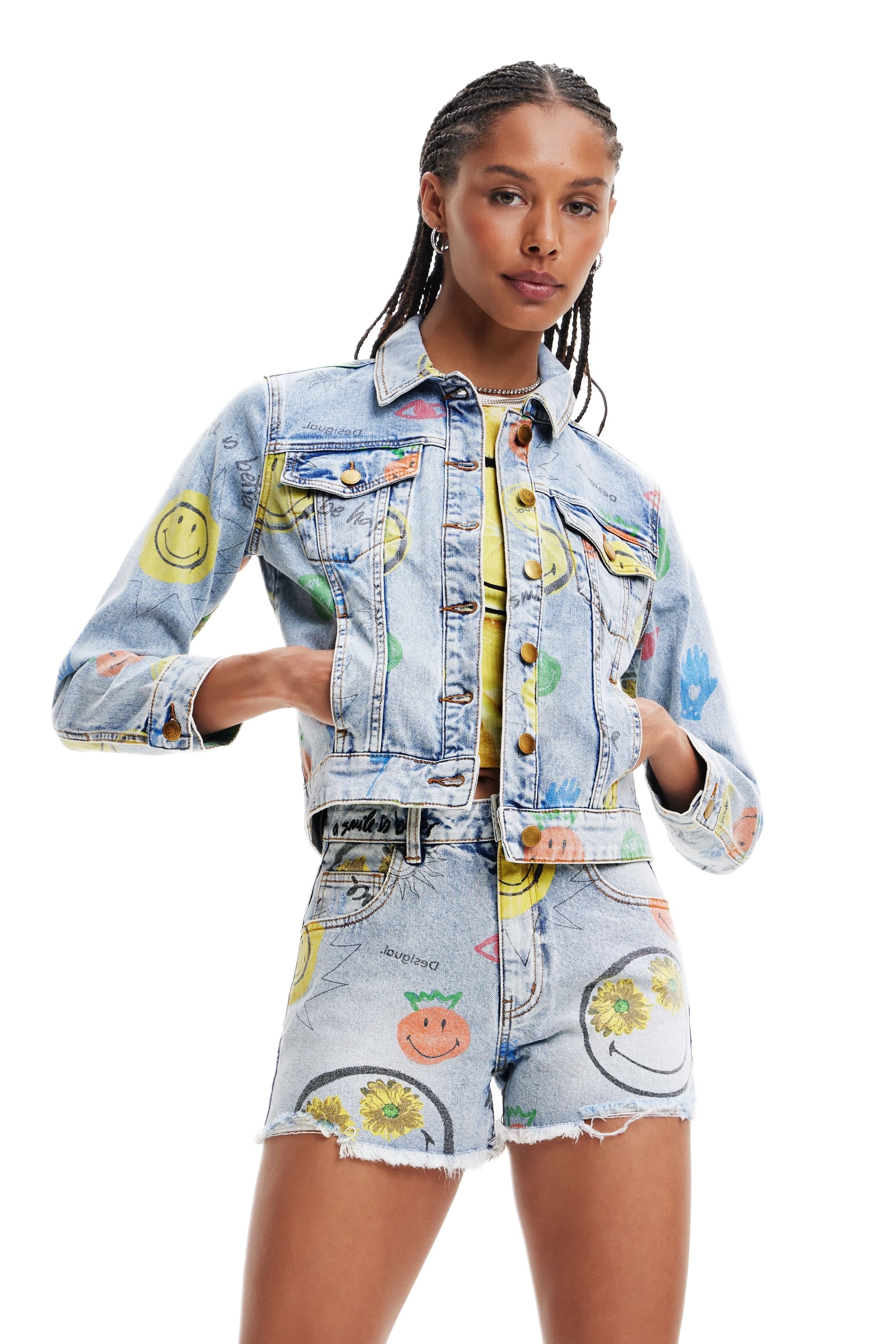Desigual BACK_MODULAR, U, 5053 DENIM MEDIUM WASH Desigual BACK_MODULAR, U, 5053 DENIM MEDIUM WASH