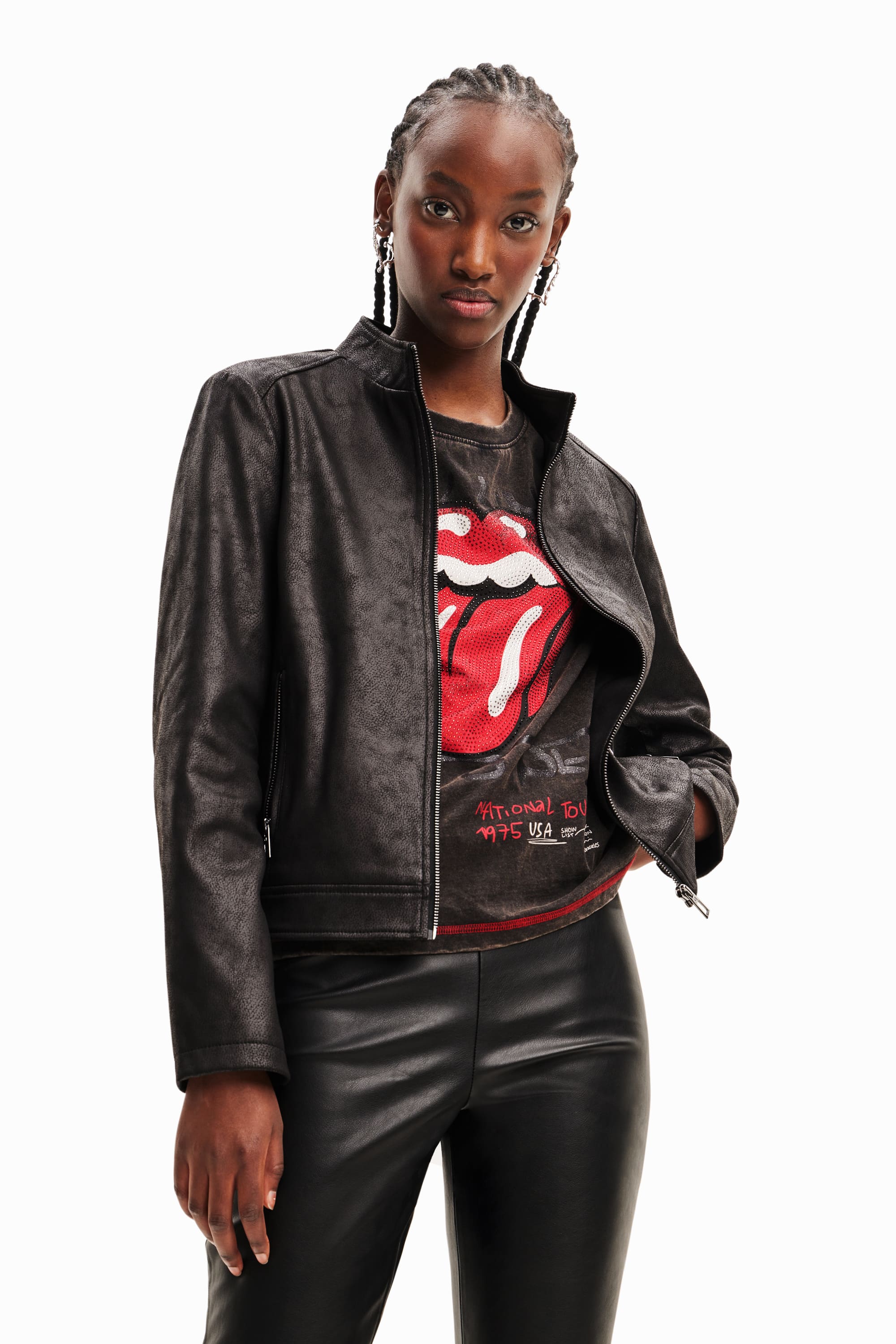 Desigual Toronto Very Soft Slim Biker Jacket 23WWED02