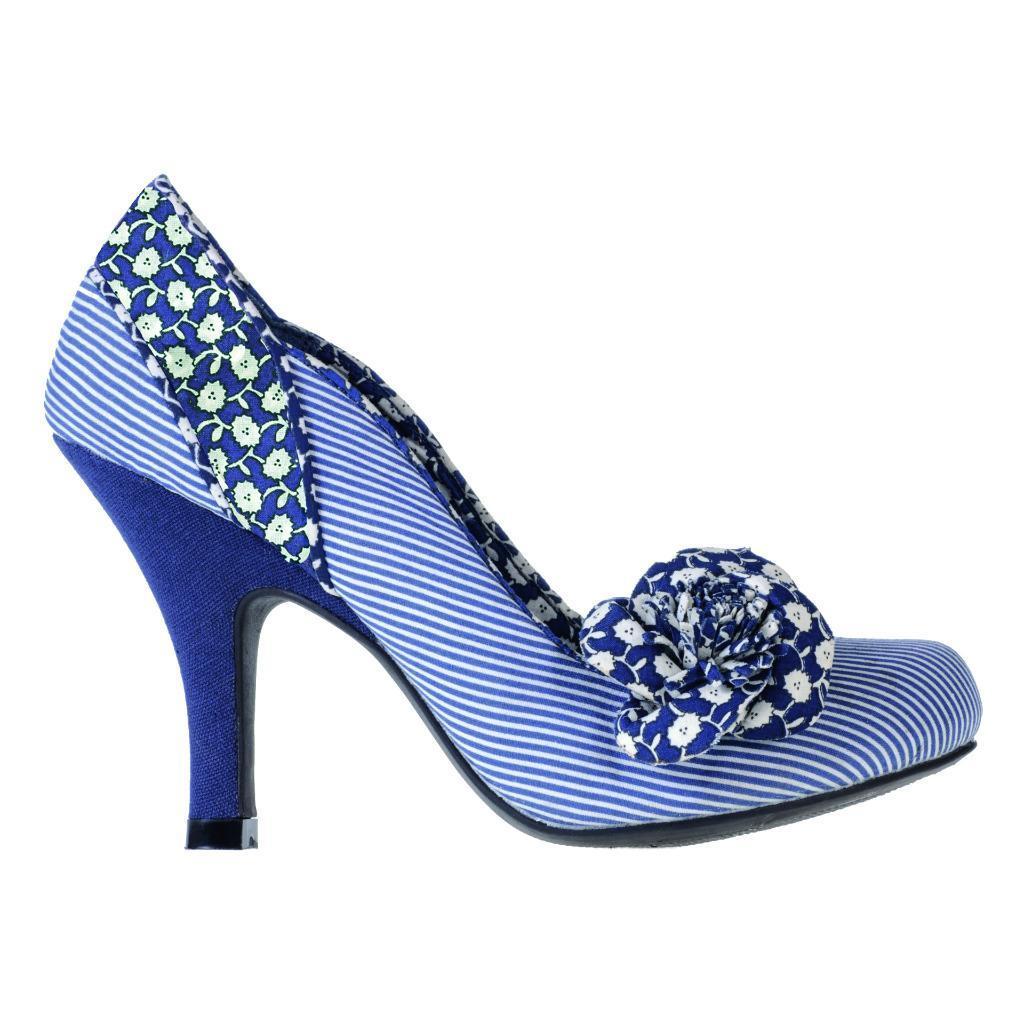 Maisie Blue High Heel Court Shoe & Matching Milan Bag by Ruby Shoo ...