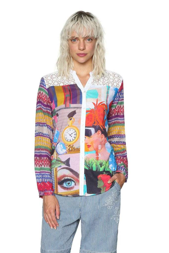 Amaralina Vibrant Shirt Desigual Style 18SWCW14