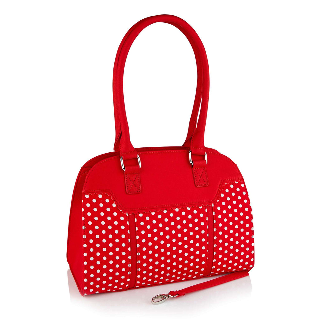 Ruby Shoo Akita Red Spot Large Bag front
