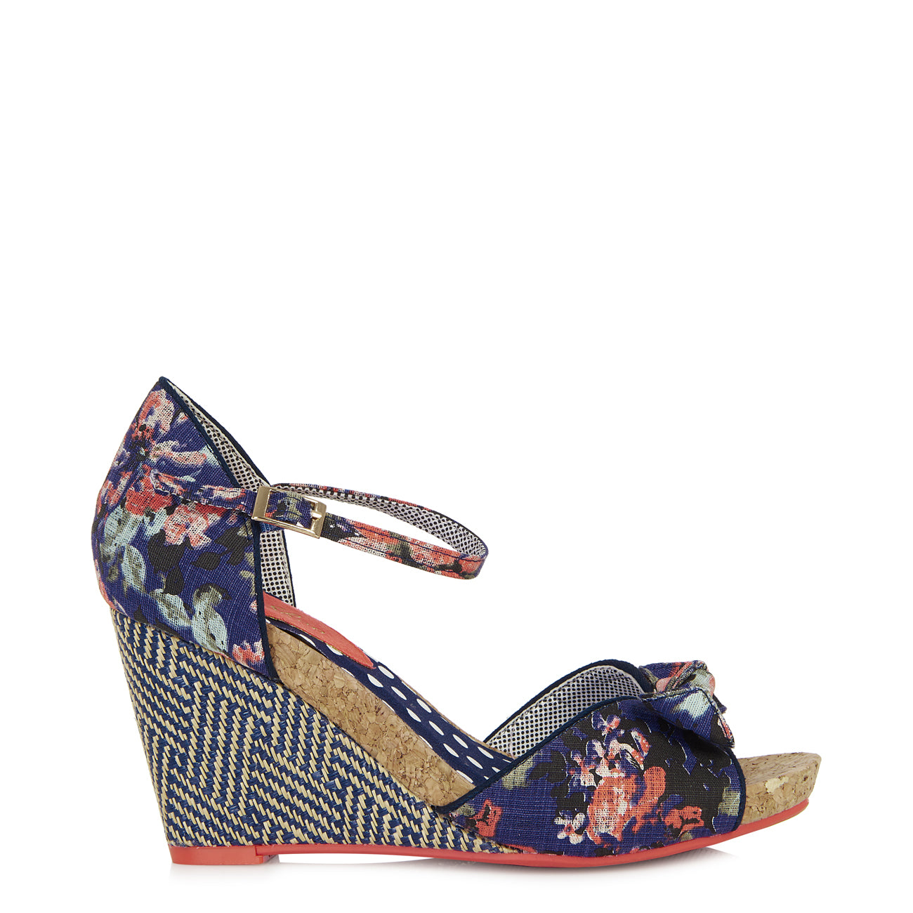 Molly Floral Wedge Sandals by Ruby Shoo – Belle Divino