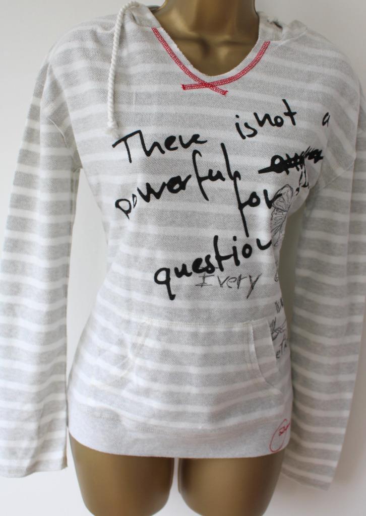 Desigual striped Ainara Hoodie front
