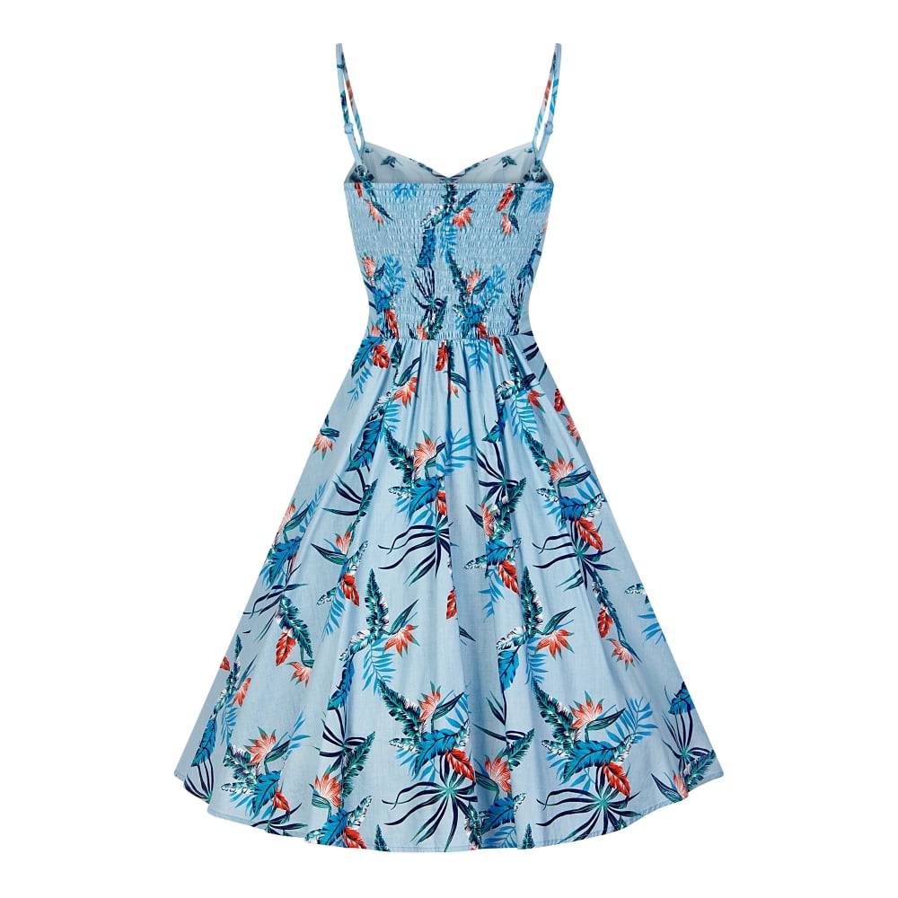 collectif fairy dress Collectif - Fairy Atomic Flamingo Print Dress